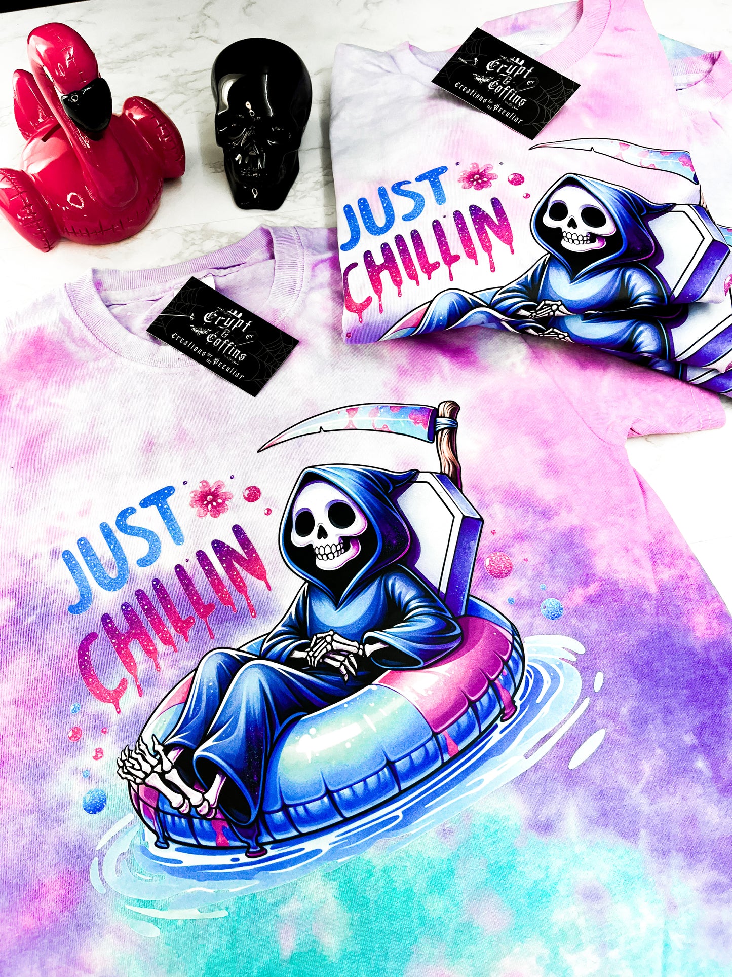 Just Chillin' | Cotton Candy Tie Dye T-Shirt