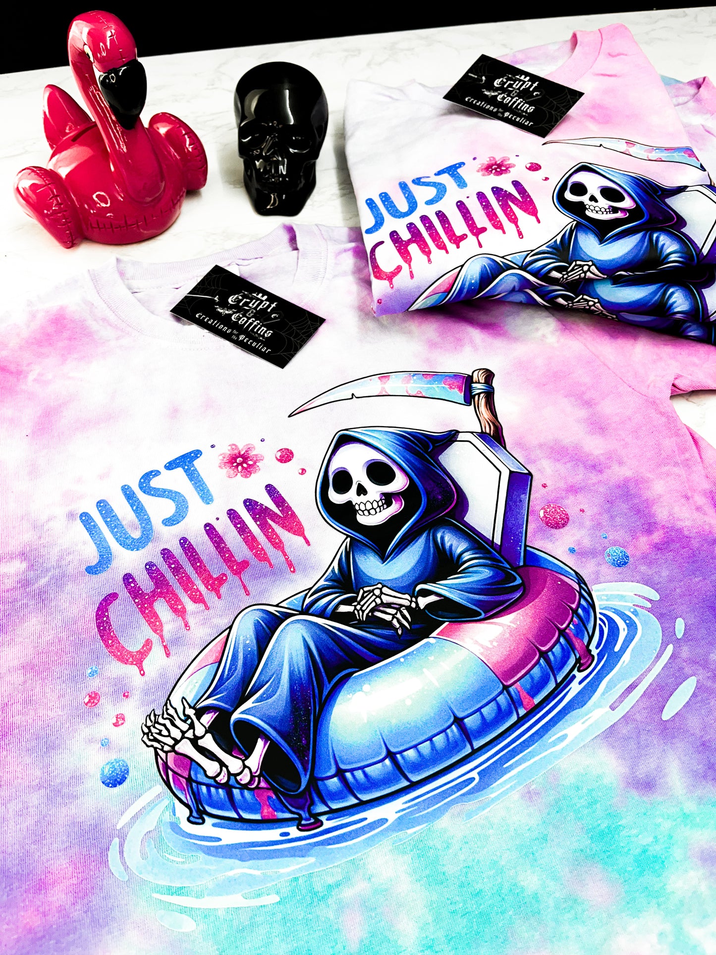 Just Chillin' | Cotton Candy Tie Dye T-Shirt