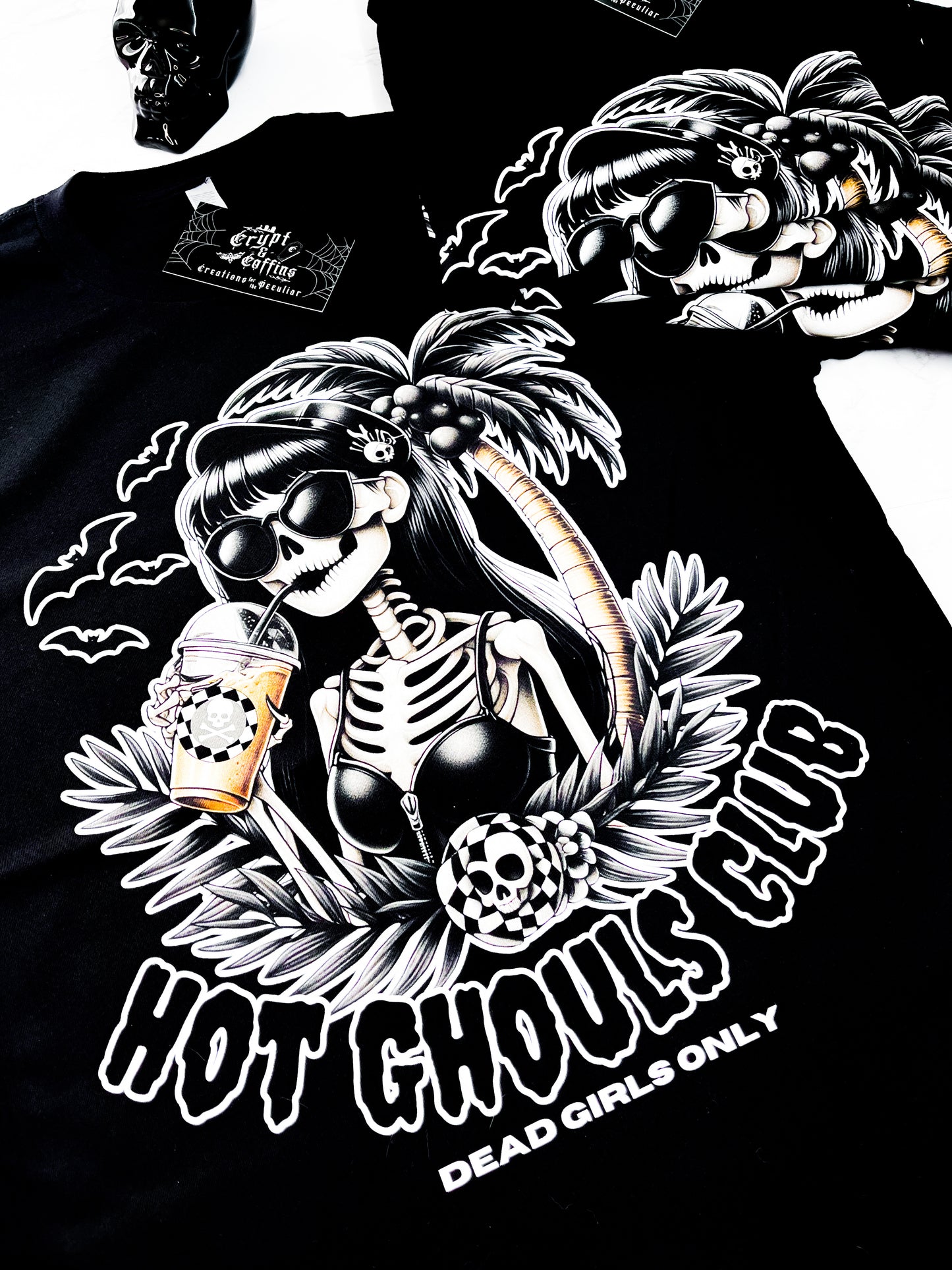 Hot Ghouls Club | Black T-Shirt