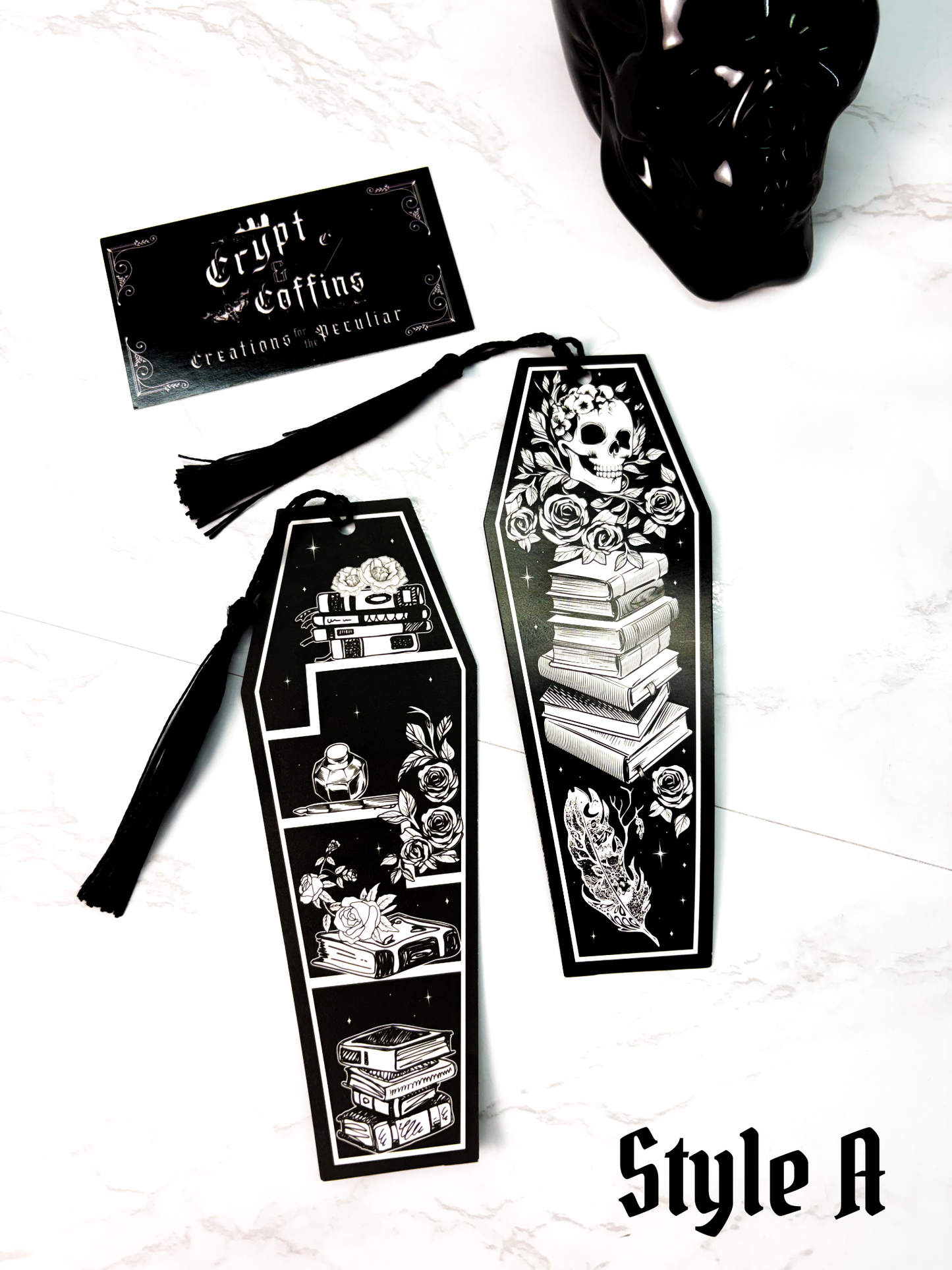 Coffin Bookmarks | 11 Designs - Bookmark