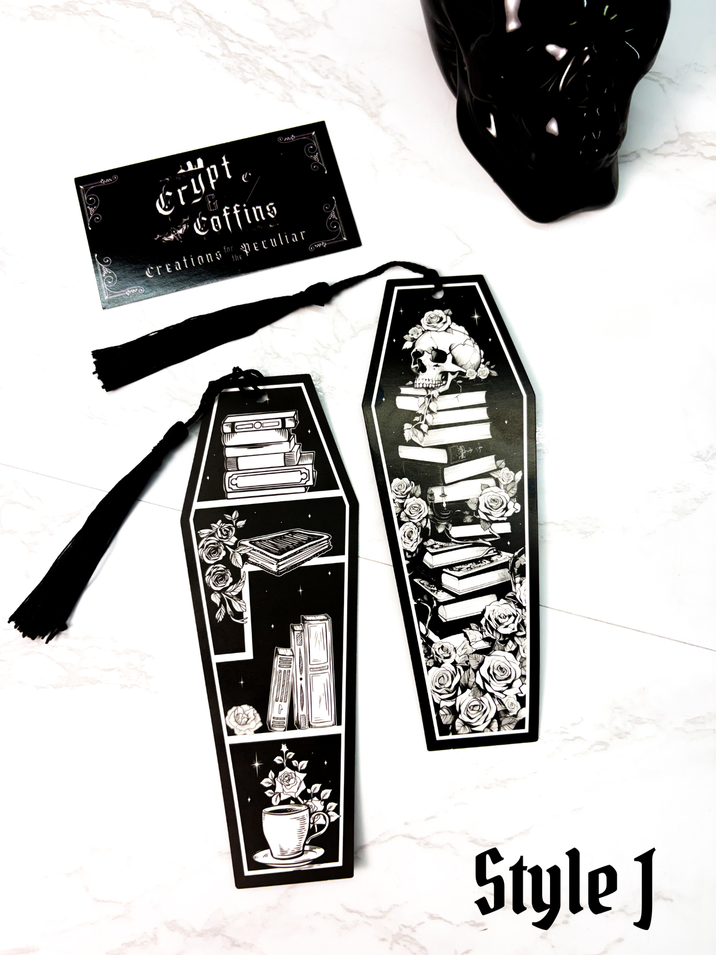 Coffin Bookmarks | 11 Designs - Bookmark