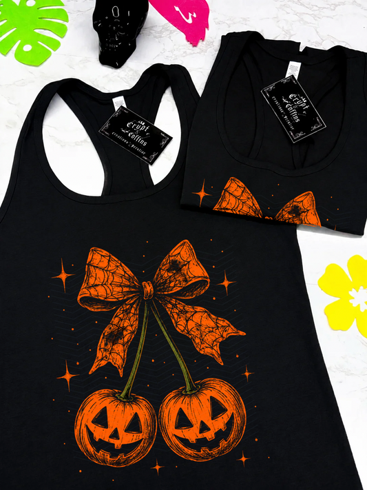 Cherry Pumpkins | Black T-Shirt or Tank