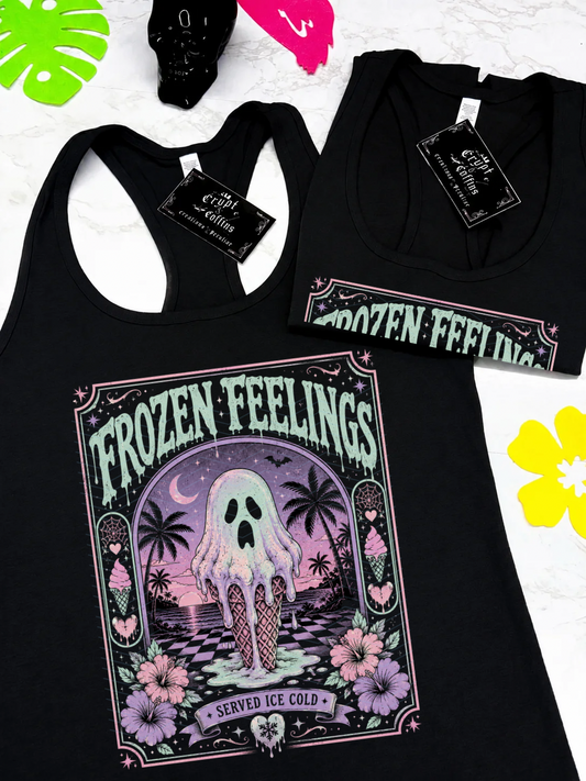 Frozen Feelings | Black T-Shirt or Tank