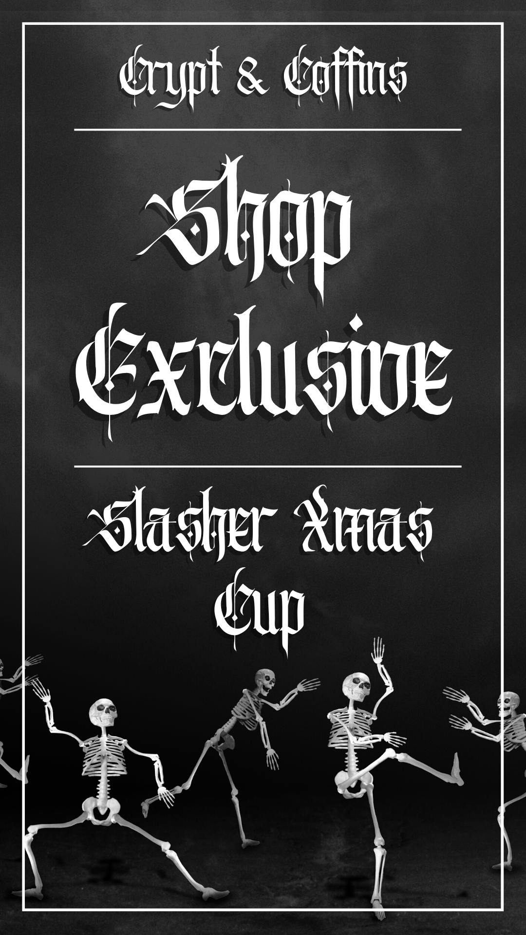 Shop Exclusive - Slasher Xmas | 16 oz. Hot + Cold Glass Cup