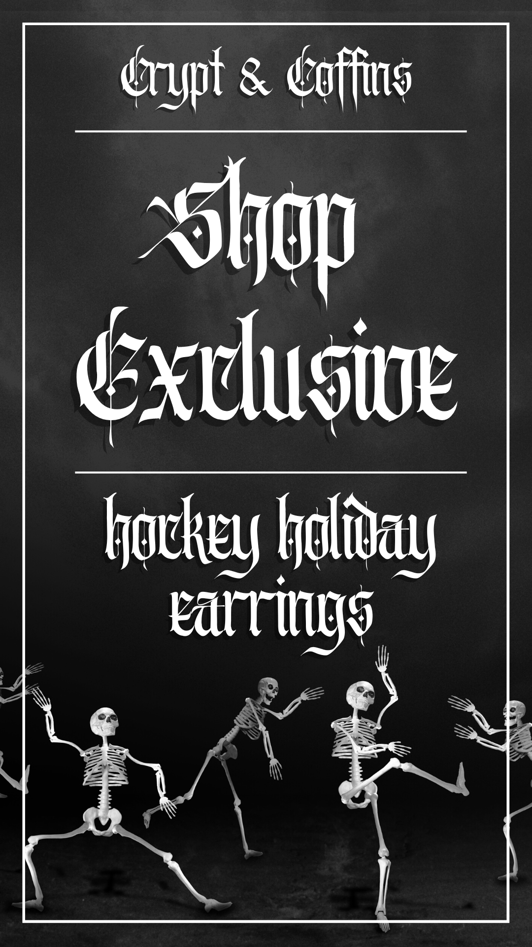 Shop Exclusive - Hockey Holiday | Creepmas Earrings