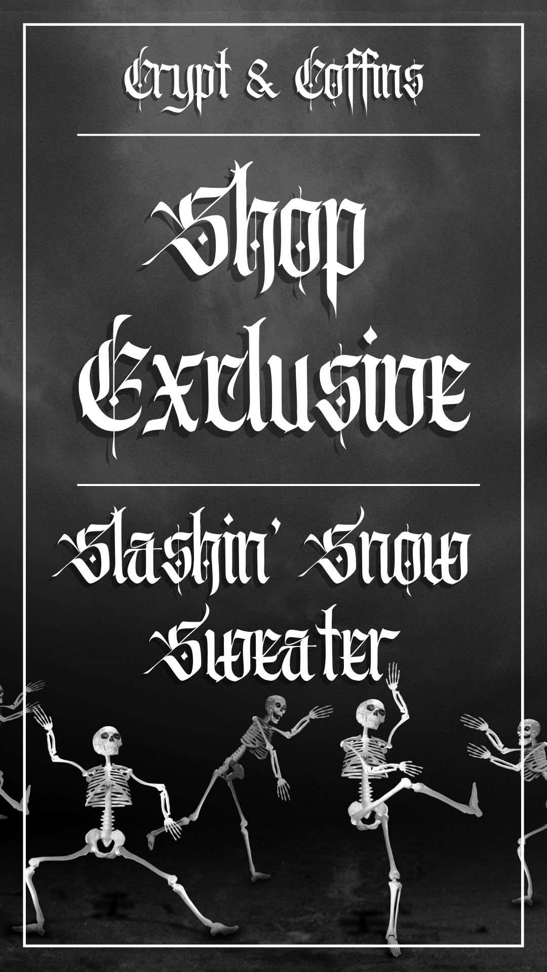 Shop Exclusive - Slashin' Through the Snow | Black Sweater