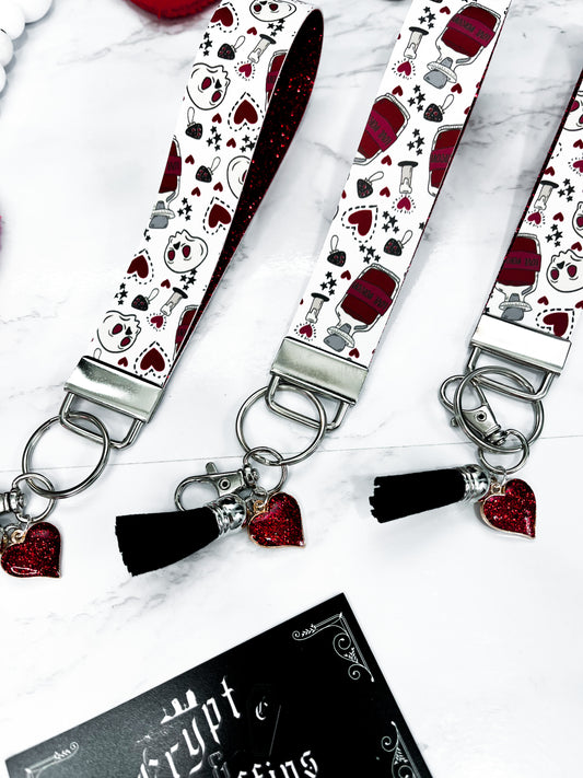 Love Potion | Faux Leather Keychain Wristlet