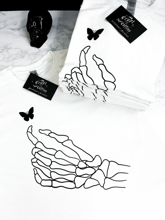 Catching Butterflies | White T-Shirt