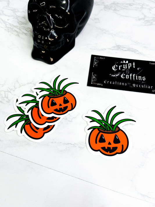 Pumpkin Planter | Stickers