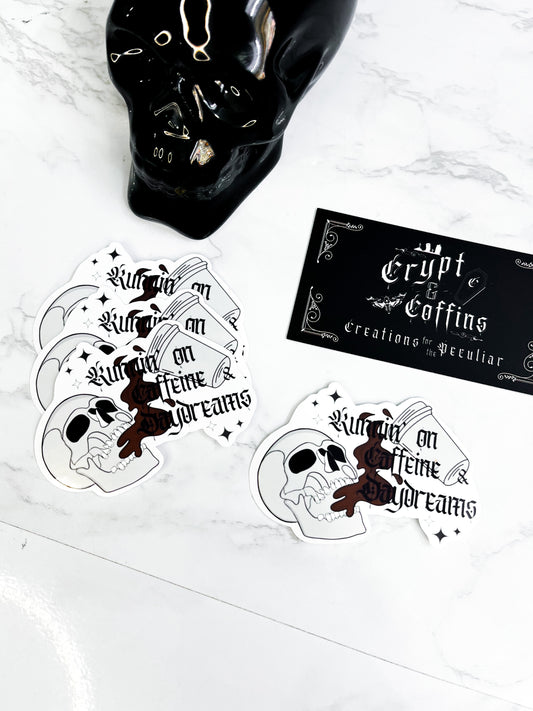 Runnin' on Caffeine + Daydreams | Stickers