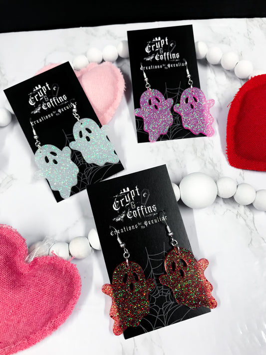 Ghosties | Spooky Valentine Earrings