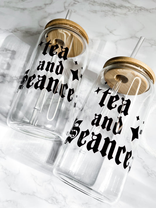 Tea + Seance | 16 oz. Hot + Cold Glass Cup