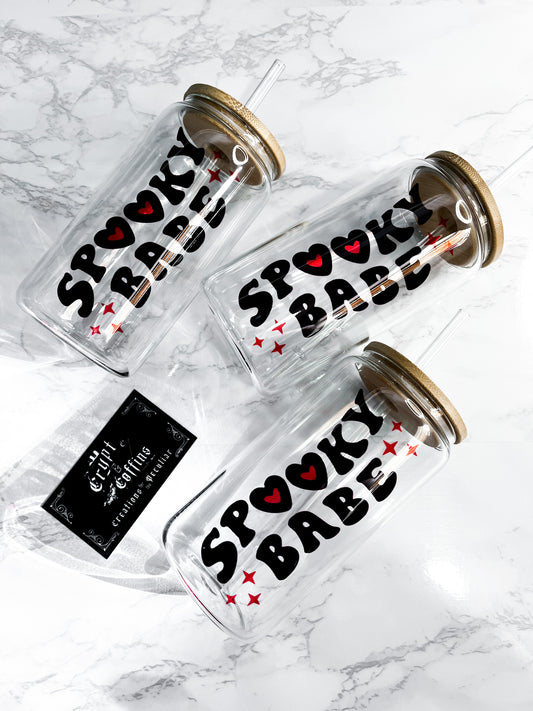 Spooky Babe | 16 oz. Hot + Cold Glass Cup