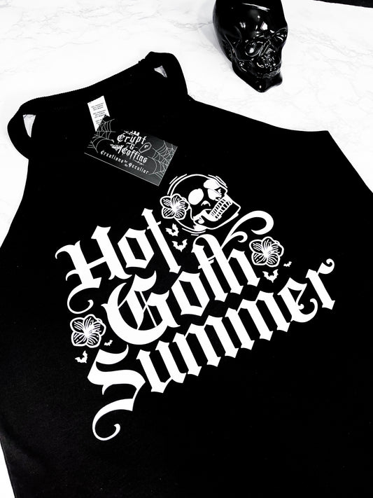 Hot Goth Summer | Black Rocker Tank