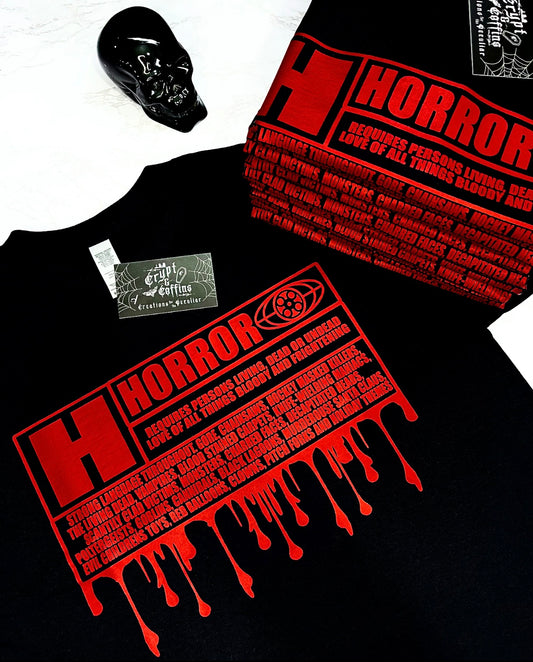 Rated Horror | Black T-Shirt