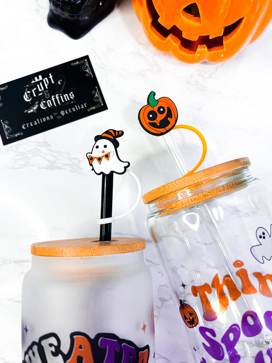 Ghost or Jack o' Lantern | Straw Toppers