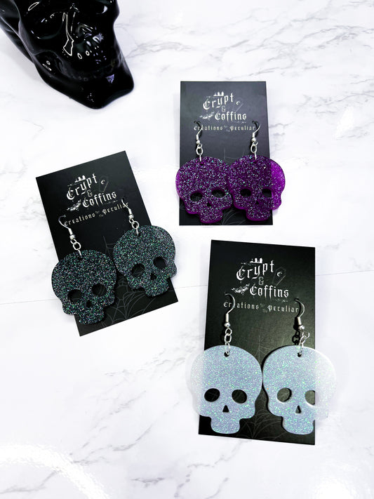 Skulls | Spooky Halloween Earrings