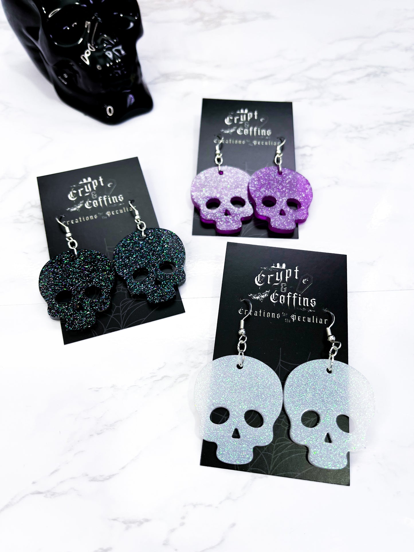 Skulls | Spooky Halloween Earrings