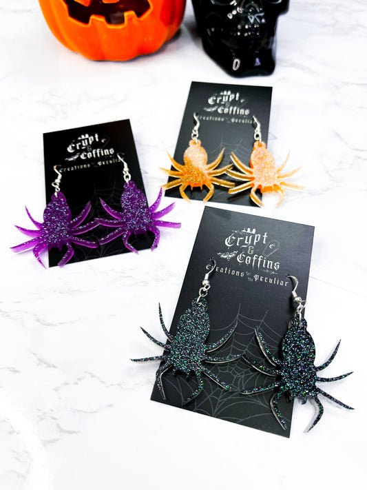 Spiders | Spooky Halloween Earrings