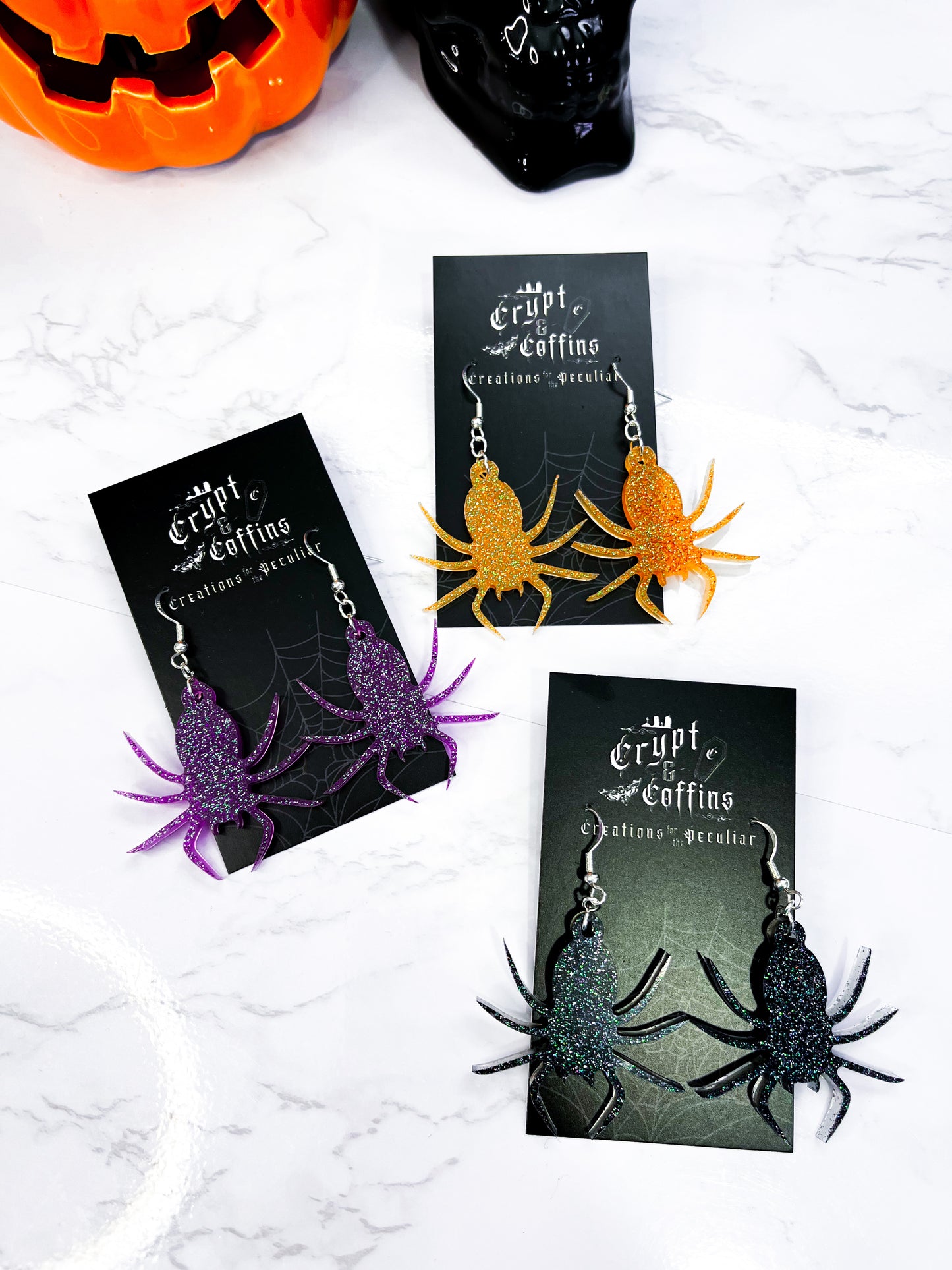 Spiders | Spooky Halloween Earrings