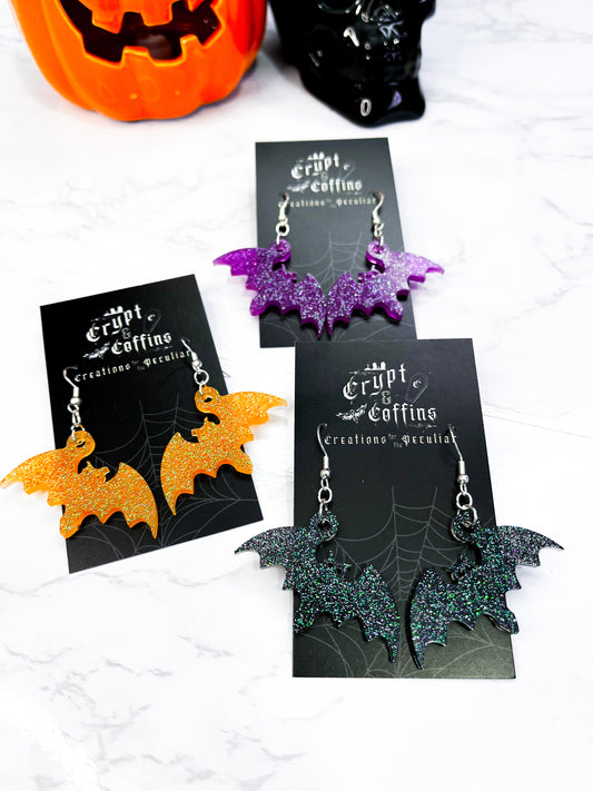 Bats | Spooky Halloween Earrings