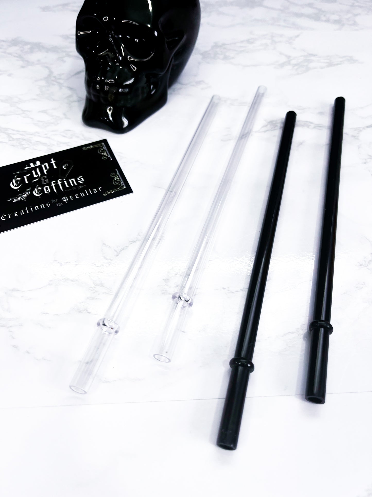 Black / Clear Straws | Plastic Straw