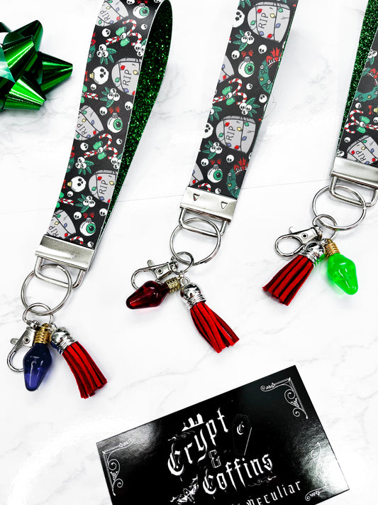 Merry + Fright | Faux Leather Keychain Wristlet