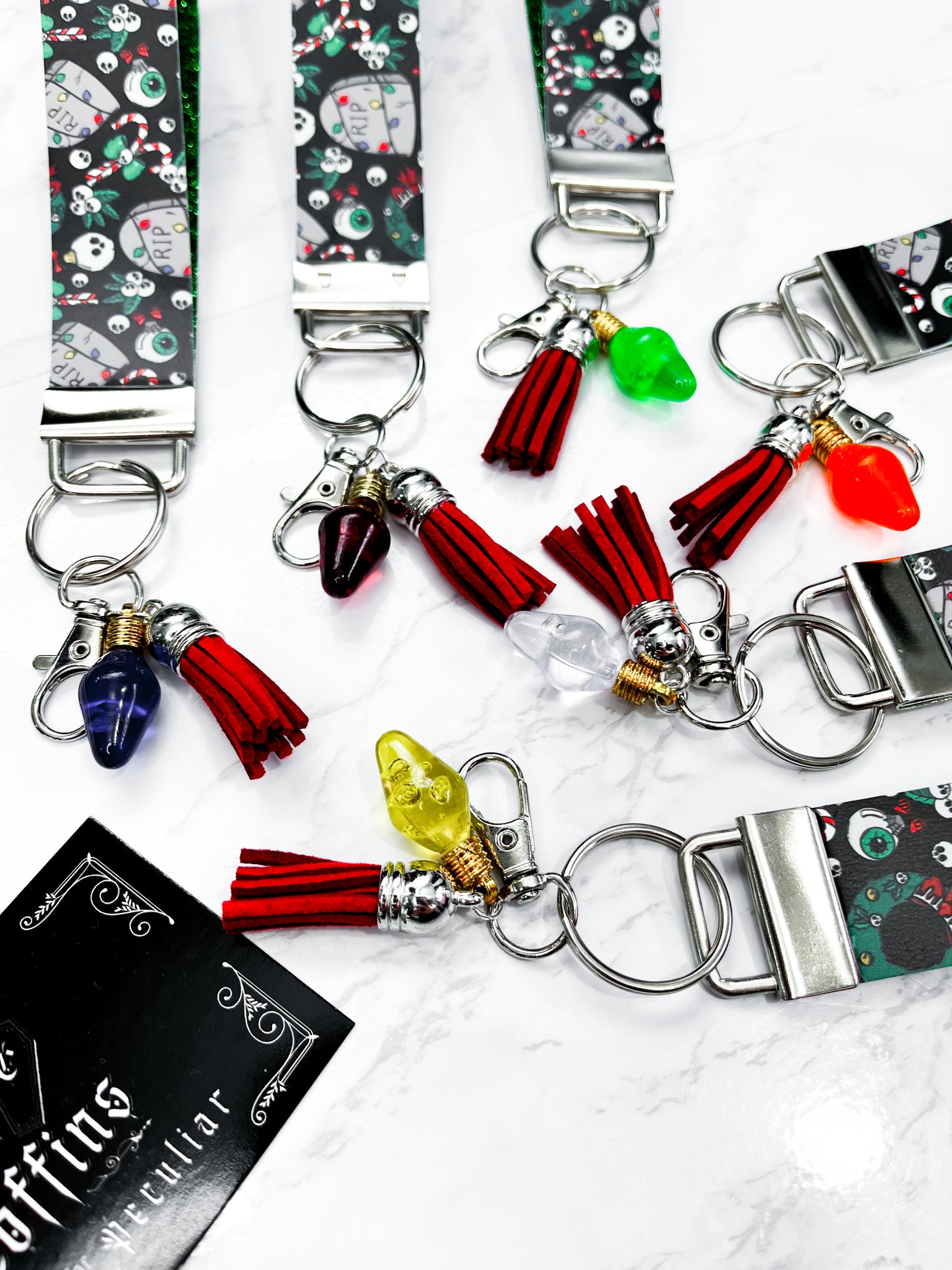 Merry + Fright | Faux Leather Keychain Wristlet