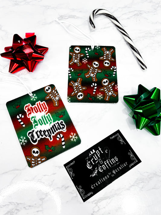 Holly Jolly Creepmas | Car Air Freshener