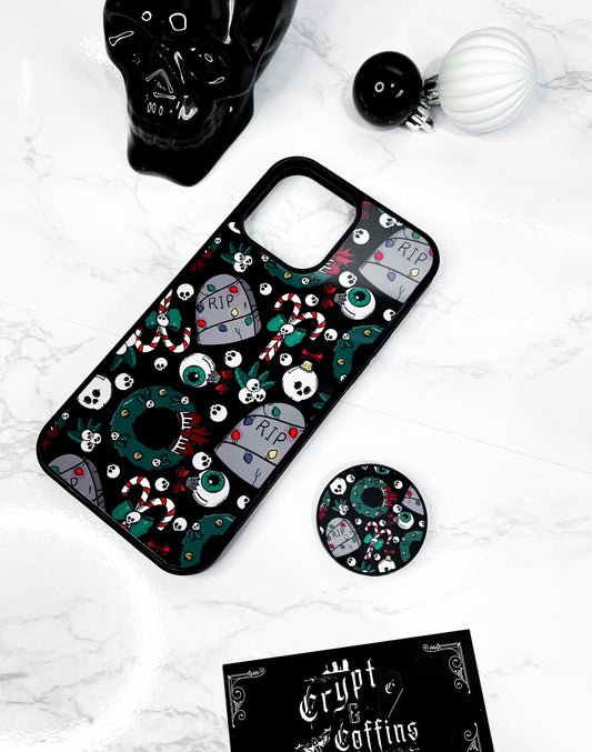 Merry Creepmas Wreaths | iPhone Protective Case