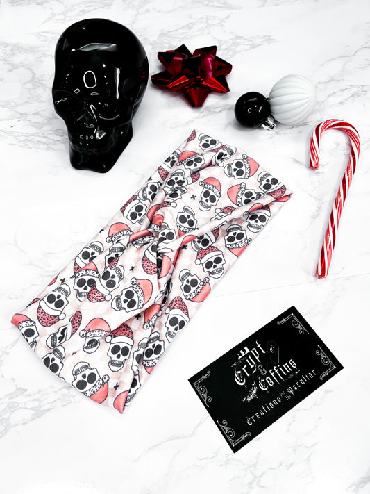 Santa Skellies | Twisted Headband