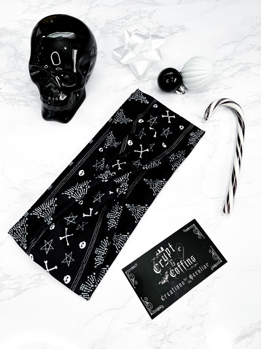 Black + White Christmas | Twisted Headband