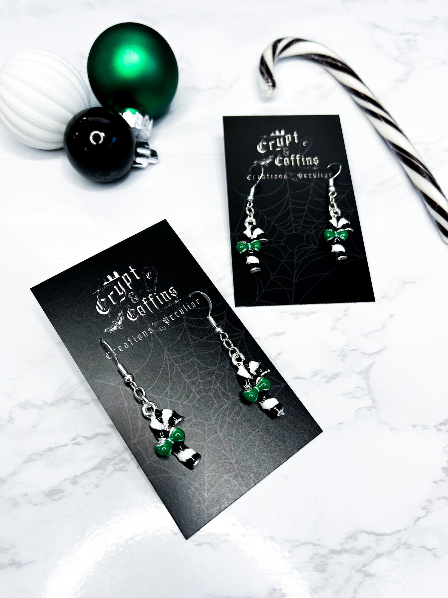 Creepmas Canes | Dangle Earrings