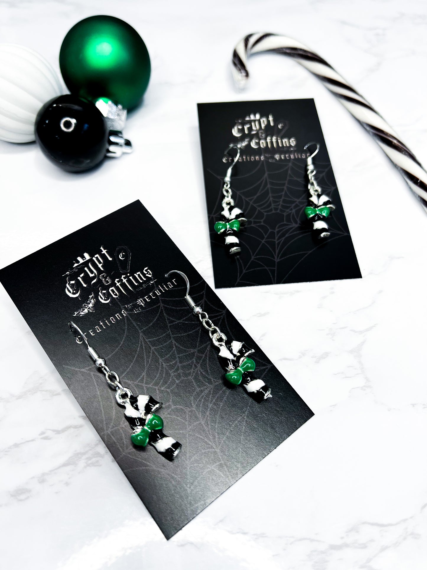 Creepmas Canes | Dangle Earrings